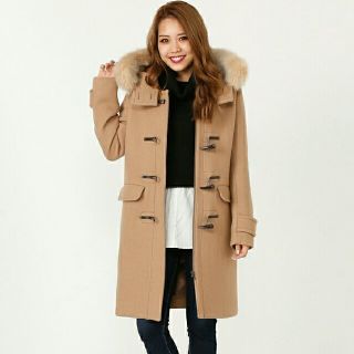 リエンダ(rienda)のrienda Faux Fur Woolダッフル CT ベージュ 新品(ダッフルコート)