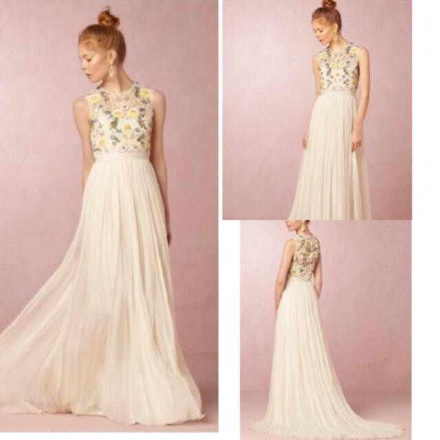Anthropologie - BHLDN☆入手困難 最終値下げ!刺繍ビーズチュール