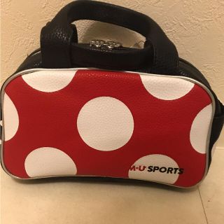 M･U SPORTS ドット柄ポーチ(バッグ)