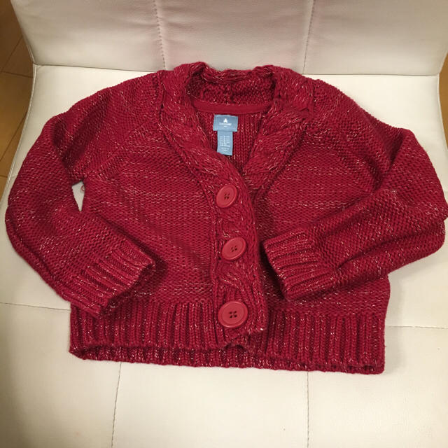 babyGAP(ベビーギャップ)のお値下げ！！GAP 95サイズ 綿ニットカーディガン キッズ/ベビー/マタニティのキッズ服男の子用(90cm~)(カーディガン)の商品写真