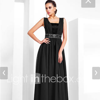 ロングドレス  ブラック 大きいサイズ(ロングドレス)