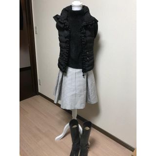 2018 TO BE CHIC エコファーコンビダウンベスト