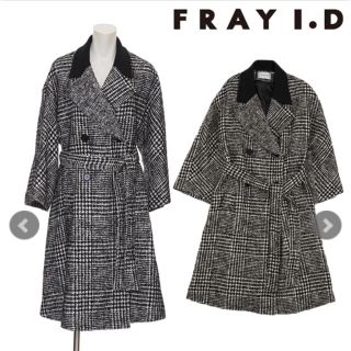 フレイアイディー(FRAY I.D)のFRY I.D 今季☆新品 チェックガウンコート(ロングコート)