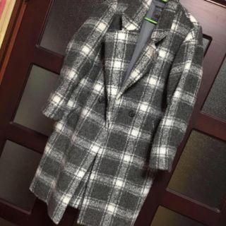 ダブルクローゼット(w closet)のw closet チェックロングチェスターコート(チェスターコート)