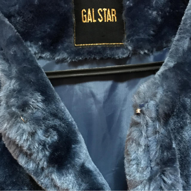 GALSTAR(ギャルスター)のギャルスターネイビーファーコート レディースのジャケット/アウター(毛皮/ファーコート)の商品写真