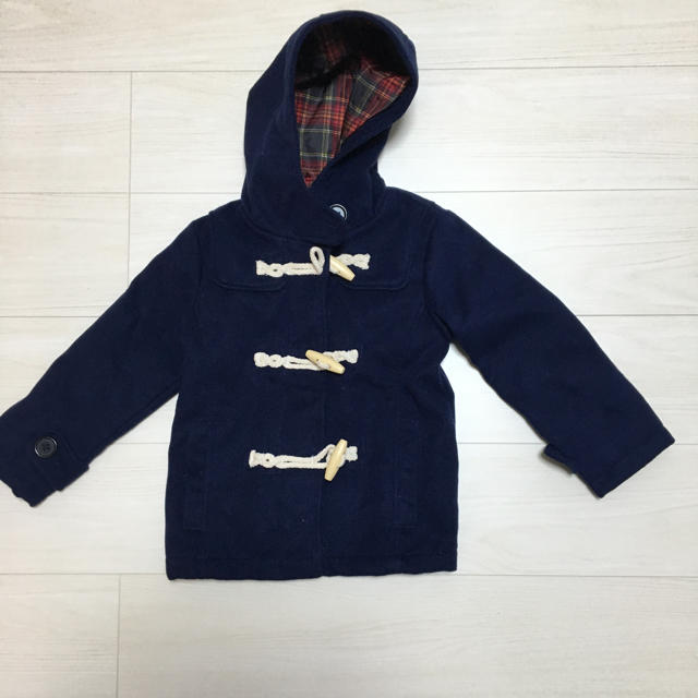 BEAMS(ビームス)の110cm ダッフルコート ネイビー キッズ/ベビー/マタニティのキッズ服男の子用(90cm~)(コート)の商品写真