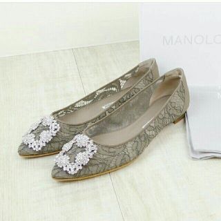 マノロブラニク(MANOLO BLAHNIK)のあき様専用12月7日まで。(バレエシューズ)