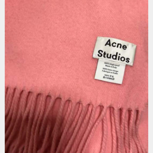 ACNE(アクネ)のAcne Studios 大判ストール pale pink レディースのファッション小物(マフラー/ショール)の商品写真