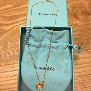 ティファニー(Tiffany & Co.)のろおらあ様 専用 ティファニー カーブドハート ネックレス K18YG (ネックレス)