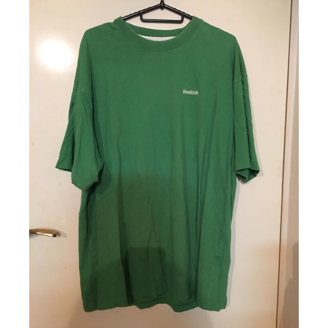 Reebok(リーボック)のused リーボックTシャツ♡グリーン♡オーバーサイズ メンズのトップス(Tシャツ/カットソー(半袖/袖なし))の商品写真