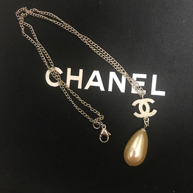 CHANELネックレスパール