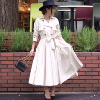 エイミーイストワール(eimy istoire)のpleated trench 2way coat  エイミーイストワール(トレンチコート)