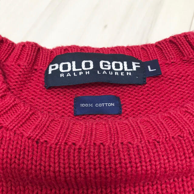 Ralph Lauren(ラルフローレン)の90年代 Ralph Lauren POLO GOLF ニット セーター メンズのトップス(ニット/セーター)の商品写真