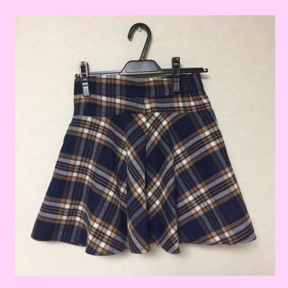 スナイデル(SNIDEL)のsnidel ♡ チェック柄 スカート キュロット 美品(キュロット)