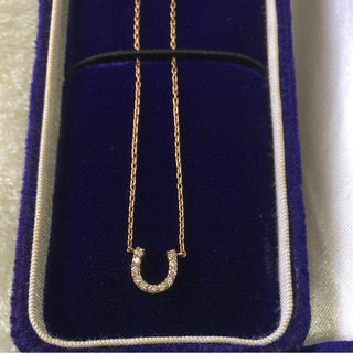18k ゴールドダイヤモンド馬蹄ネックレス(ネックレス)