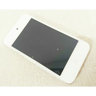 アップル(Apple)の【ジャンク】iPod touch  第4世代 ホワイト 32GB A1367(ポータブルプレーヤー)