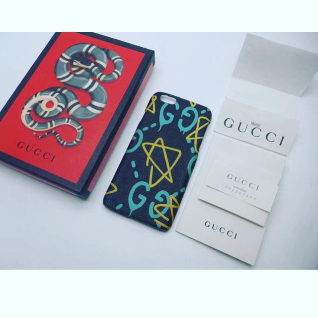 Gucci(グッチ)のGUCCI GHOST iPhone6 6s case スマホ/家電/カメラのスマホアクセサリー(iPhoneケース)の商品写真