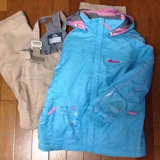 エレッセ(ellesse)のスキーウェア  エレッセ  140  ブルー&ベージュ(ウエア)