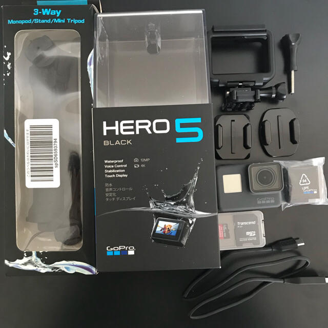 新品未使用未開封　確実正規品　GoPro Hero10 + micro sd