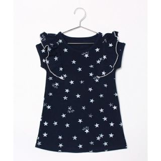 エックスガールステージス(X-girl Stages)のX-girl Stages FRILL DRESS STAR PRINT(その他)