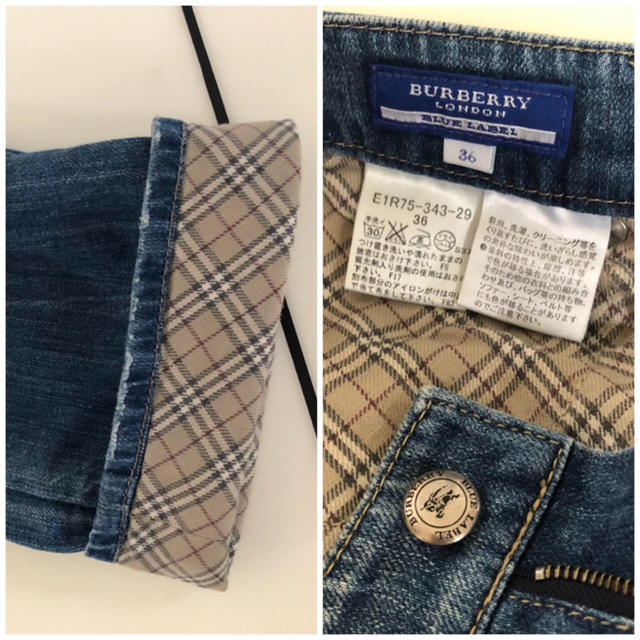 BURBERRY(バーバリー)の金次郎21様専用てます レディースのパンツ(デニム/ジーンズ)の商品写真