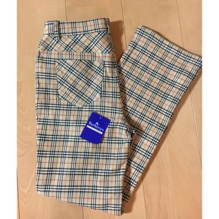 バーバリーブルーレーベル(BURBERRY BLUE LABEL)のバーバリー  チェック柄パンツ (W61)(カジュアルパンツ)