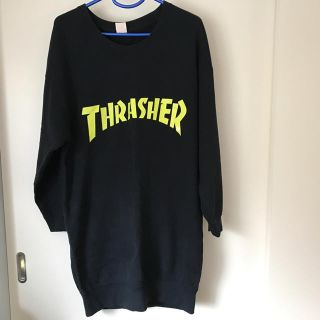 ロデオクラウンズ(RODEO CROWNS)のTHRASHER×RODEOCROWNS  スウェットワンピース(ミニワンピース)