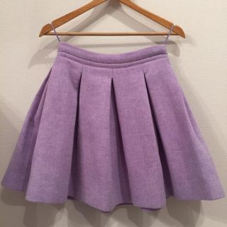 ミュウミュウ(miumiu)のミュウミュウ ほっこり厚手の美シルエットスカート(ミニスカート)