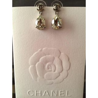 シャネル(CHANEL)の限定値下げ!!♡シャネル  ティアドロップ ビジュー ピアス♡(ピアス)