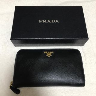 プラダ(PRADA)のPRADA ラウンドファスナー 長財布(財布)