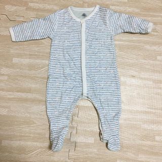 プチバトー(PETIT BATEAU)の美品！プチバトー カバーオール(カバーオール)