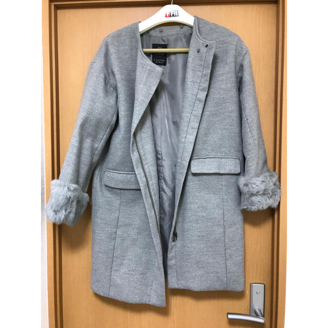 w closet(ダブルクローゼット)のダブルクローゼット ラビットファーコート レディースのジャケット/アウター(毛皮/ファーコート)の商品写真