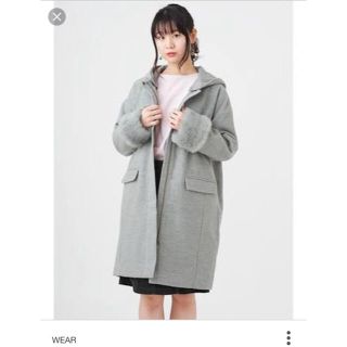 ダブルクローゼット(w closet)のダブルクローゼット ラビットファーコート(毛皮/ファーコート)