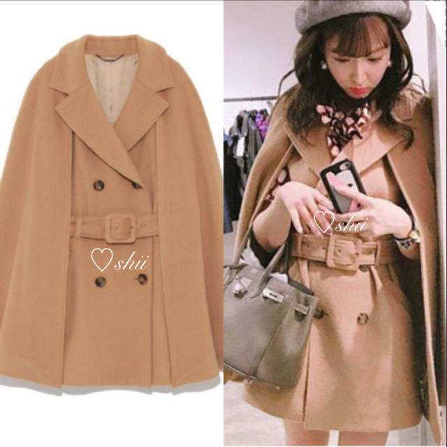 まとめ買い】 - Brown Lily 三上悠亜 タグ付き ケープウールコート