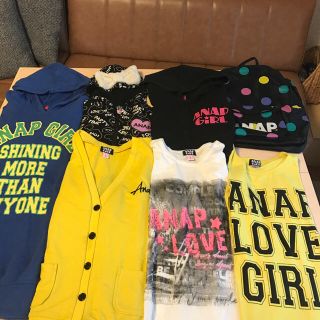 アナップ(ANAP)のANAPGIRL アナップガール Sサイズ 8点セット(Tシャツ/カットソー)