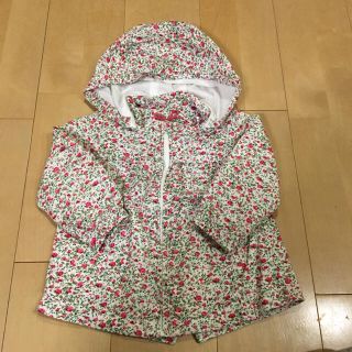 ザラキッズ(ZARA KIDS)の専用 ザラベビー 花柄アウター パーカー 12-18M 82cm(ジャケット/コート)