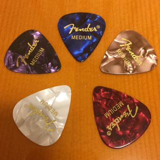 fender ギター ピック 5枚セット(エレキギター)