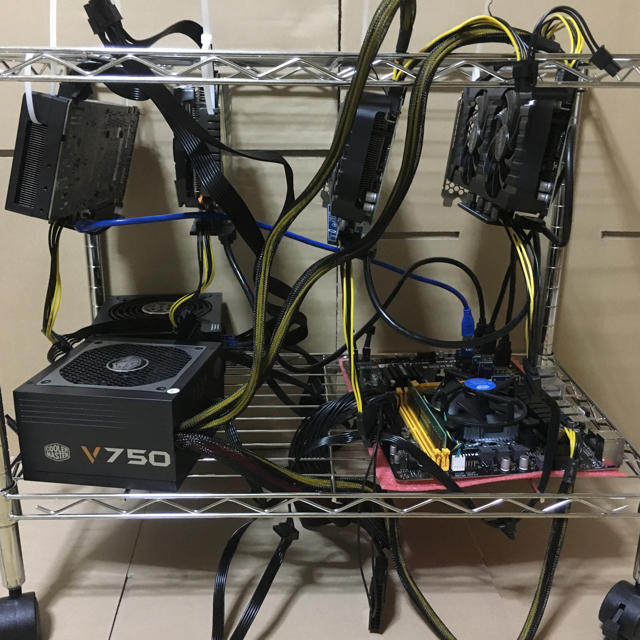 【未使用品】 マイニングリグ デスクトップ型PC 【未使用品】 マイニングリグ デスクトップ型PC