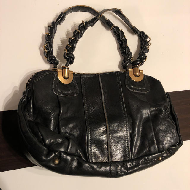 Chloe - chloe バッグ クロエA4収納可能 ハンドバッグ 黒 本革 ブラック鞄バックの通販 by a_innpo's shop