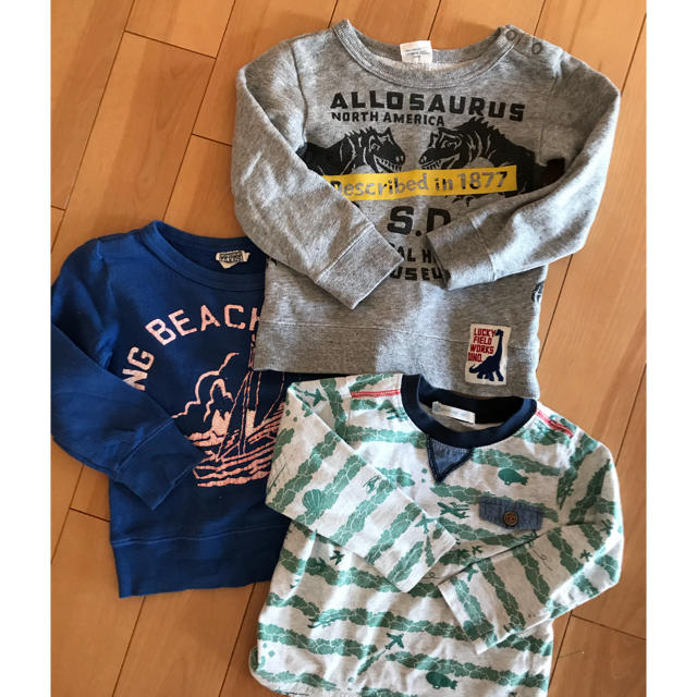 F.O.KIDS(エフオーキッズ)のF.O.KIDSスウェット3枚セット キッズ/ベビー/マタニティのキッズ服男の子用(90cm~)(その他)の商品写真