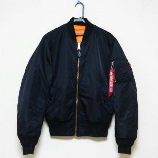 アルファインダストリーズ(ALPHA INDUSTRIES)の【ふみ様専用】アルファ MA-1【★人気のブラック★赤タグ★Ssize★】(フライトジャケット)