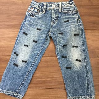 デニムダンガリー(DENIM DUNGAREE)のyy728様専用　go to Hollywood リボンデニム 100 (パンツ/スパッツ)