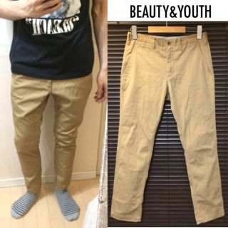 ビューティアンドユースユナイテッドアローズ(BEAUTY&YOUTH UNITED ARROWS)のBEAUTY&YOUTHチノパン送料込(チノパン)