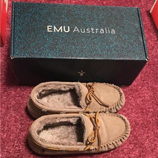 エミュー(EMU)のエミュー モカシン 美品(スリッポン/モカシン)