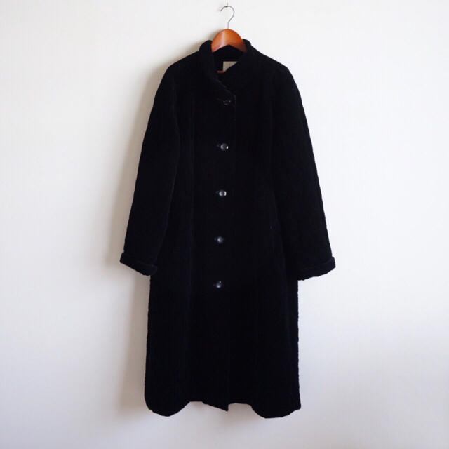 vintage velvet long coat