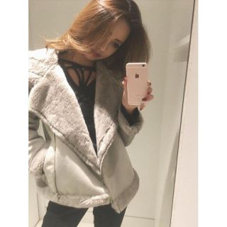 RESEXXY - RESEXXY フェイクムートンブルゾンの通販 by akn612's shop