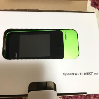 エーユー(au)のspeed Wi-Fi next w04(その他)