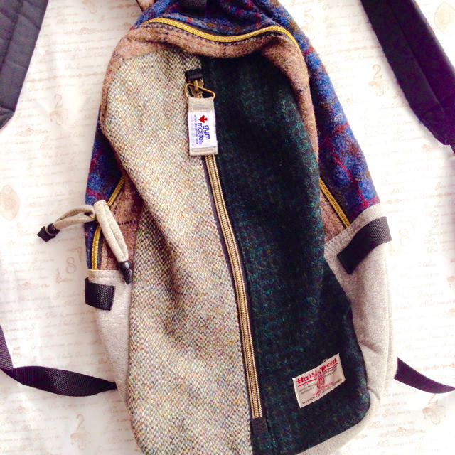 ROSE BUD(ローズバッド)のROSE BUD × Harristweed コラボ リュックサック レディースのバッグ(リュック/バックパック)の商品写真