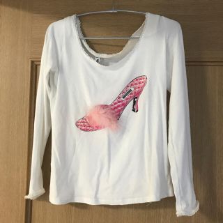 モスキーノ(MOSCHINO)の美品☆モスキーノ☆ロゴ入り☆ロンT☆秋冬(Tシャツ(長袖/七分))