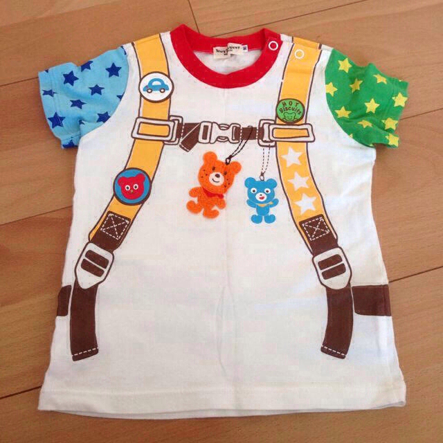 mikihouse(ミキハウス)のミキハウス  だまし絵Tシャツ キッズ/ベビー/マタニティのキッズ服男の子用(90cm~)(その他)の商品写真